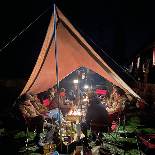 Snow Peak Camp Out and Sushi