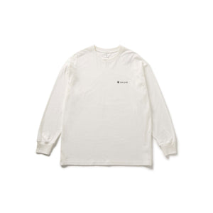 Soft Cotton Relaxed Logo L/S Tee Off White TS-25AU01002002 - Snow Peak UK