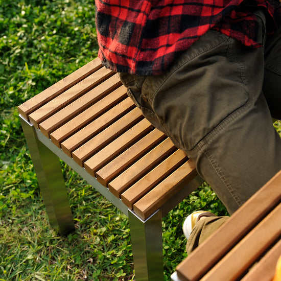 Garden Unit Table Bench - Snow Peak UK