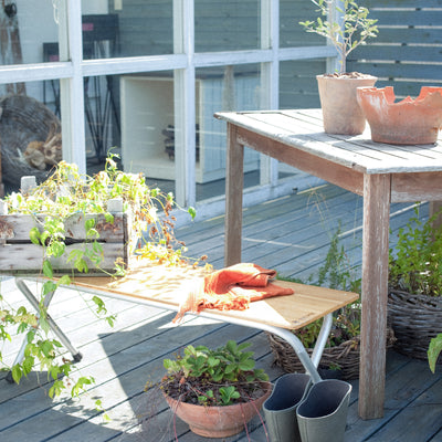 Renewed Long Folding Shelf Bamboo   - Snow Peak UK