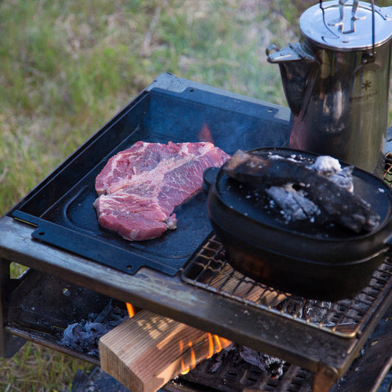 Grill Plate Half Deep Depth - Snow Peak UK