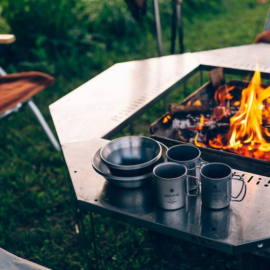 Titanium Double Walled Mugs - Snow Peak UK