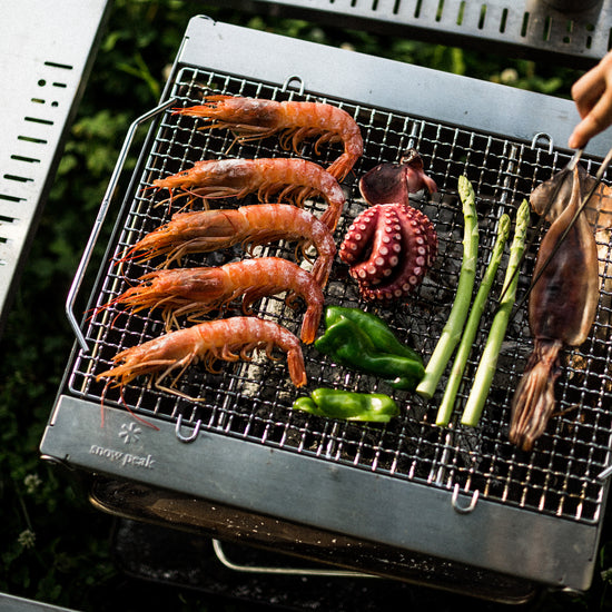 Firepit L Grill Set - Snow Peak UK