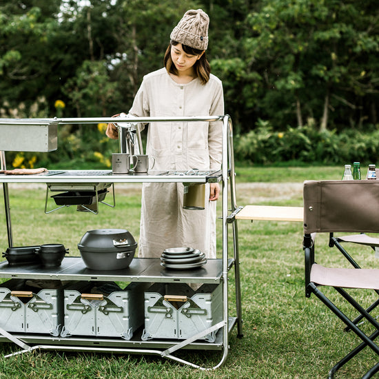 Stainless Kitchen Table - Snow Peak UK