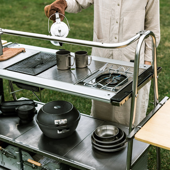 Stainless Kitchen Table - Snow Peak UK