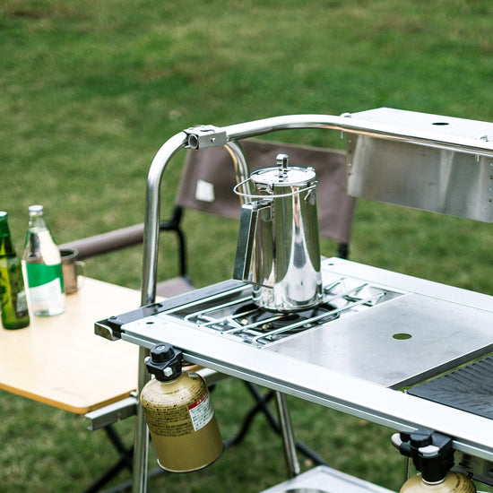 Stainless Kitchen Table IGT Frame Connector - Snow Peak UK