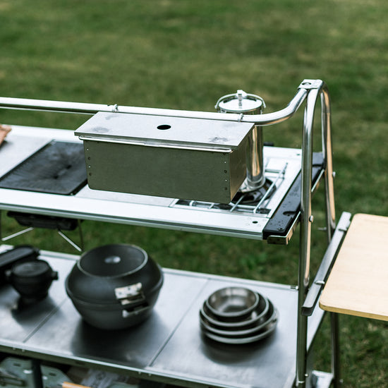 Stainless Kitchen Table IGT Frame Connector - Snow Peak UK