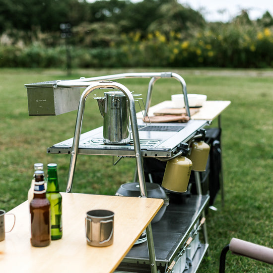 Stainless Kitchen Table IGT Frame Connector - Snow Peak UK