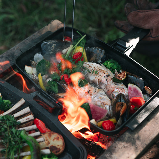 Cast Iron Sandwich Skillet - Snow Peak UK