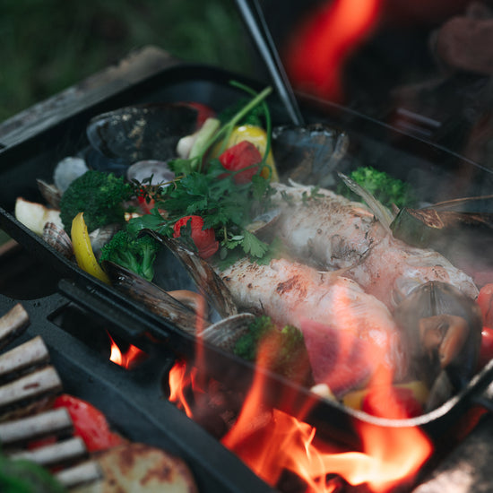 Cast Iron Sandwich Skillet - Snow Peak UK