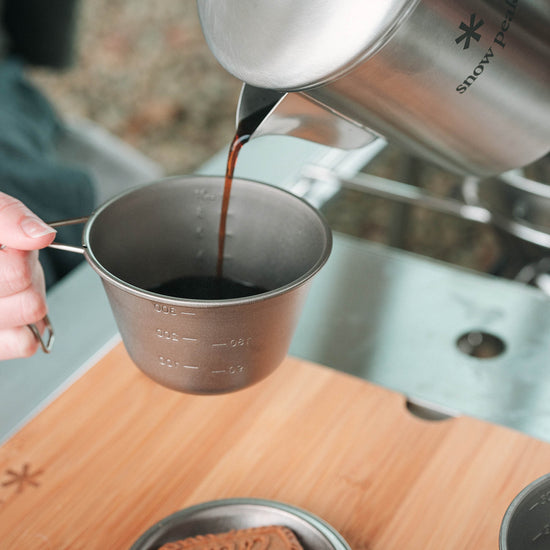 Deep Titanium Backpacker's Cup with Lid - Snow Peak UK