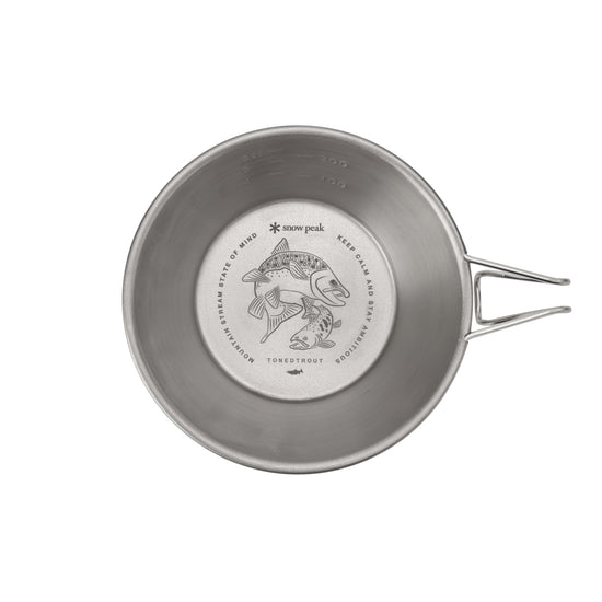 SPĆTONED TROUT Ti-Backpacker's Cup - Snow Peak UK