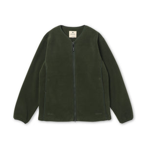 Water-Repellent Fleece Cardigan Dark Olive 100261CS1002067 - Snow Peak UK