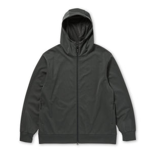 Wind Block Tricot Zip Parka Charcoal 100261CS0502013 - Snow Peak UK