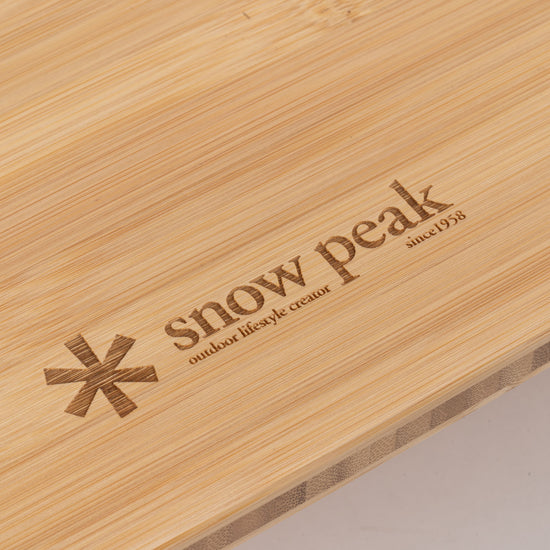 IGT Multifunction Open Bamboo Table Top Left - Snow Peak UK