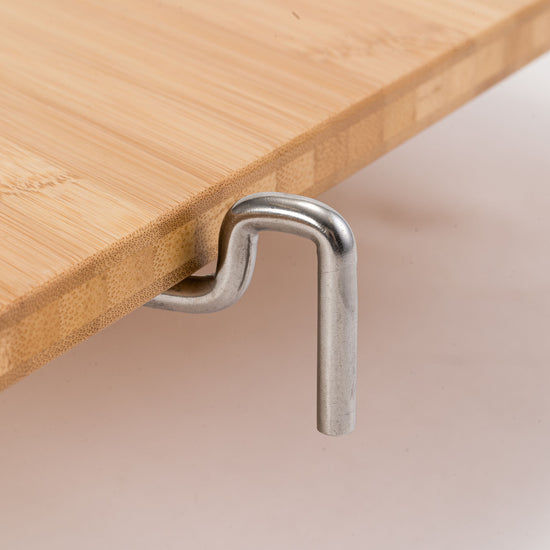 IGT Multifunction Open Bamboo Table Top Left - Snow Peak UK