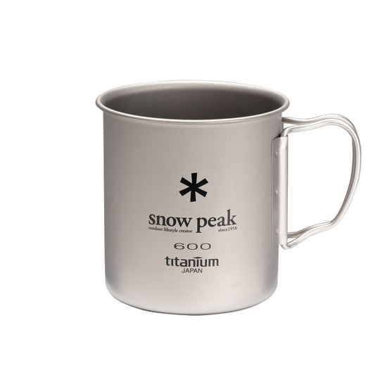 Titanium Single Wall Mugs 600ml MG-044R - Snow Peak UK