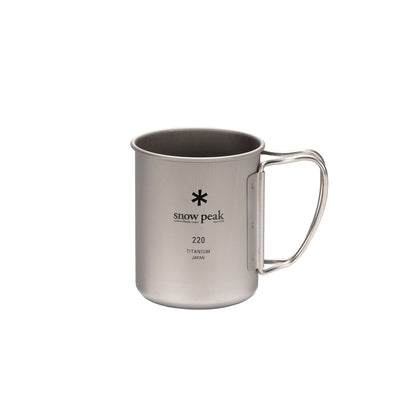 Titanium Single Wall Mugs 220ml MG-141 - Snow Peak UK