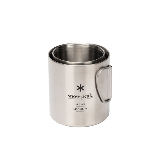 Stainless Vacuum-Insulated Mug in 450ml - Snow Peak UK