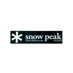 Snow Peak Logo Sticker L - Snow Peak UK