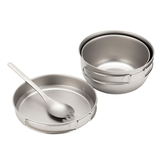 3 Piece Titanium Cookset - Snow Peak UK