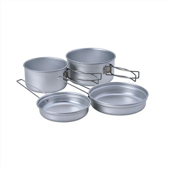 Renwed Multi Compact Cookset, Aluminium - Snow Peak UK