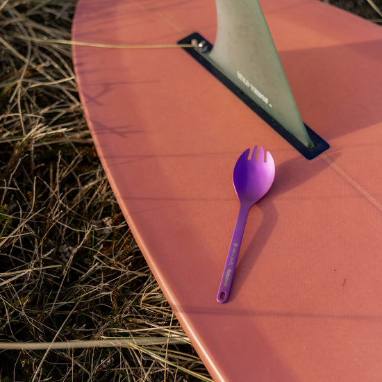 Snow Peak + Finisterre Anodised Titanium Spork - Snow Peak UK