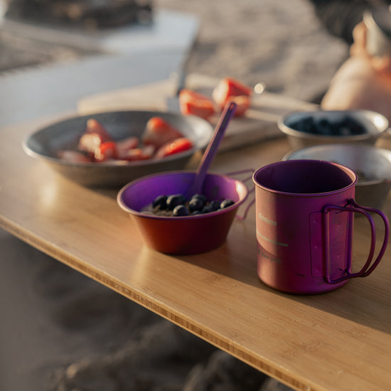 Snow Peak + Finisterre Anodised Titanium Camp Cup - Snow Peak UK