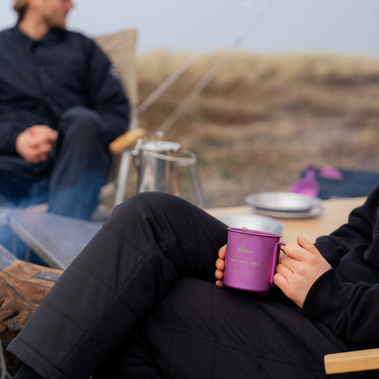 Snow Peak + Finisterre Anodised Titanium Camp Cup - Snow Peak UK