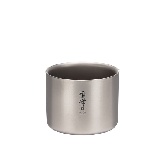 Titanium Double Wall Stacking Mugs M 300ml TW-127 - Snow Peak UK