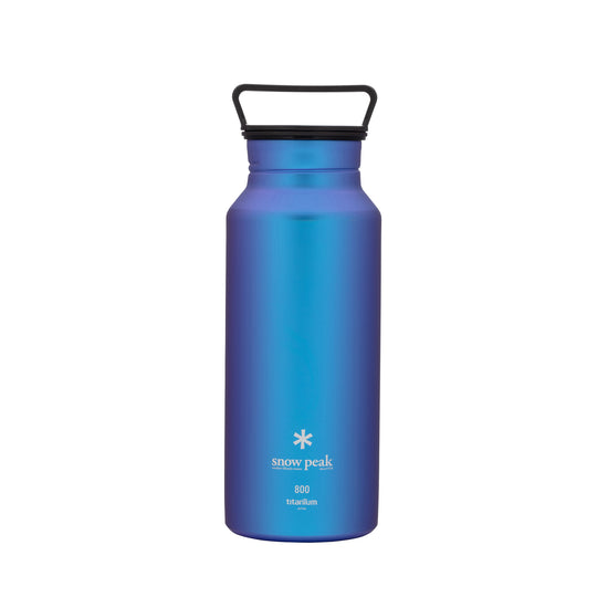 Titanium Aurora Bottle 800 Blue TW-800-BL - Snow Peak UK
