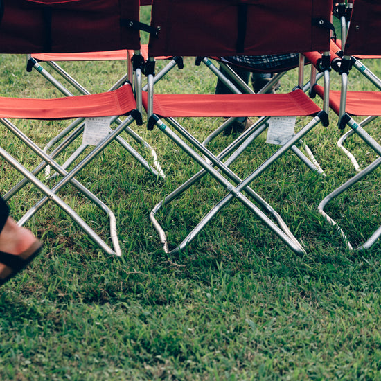 Red Folding Chair Set - Snow Peak UK