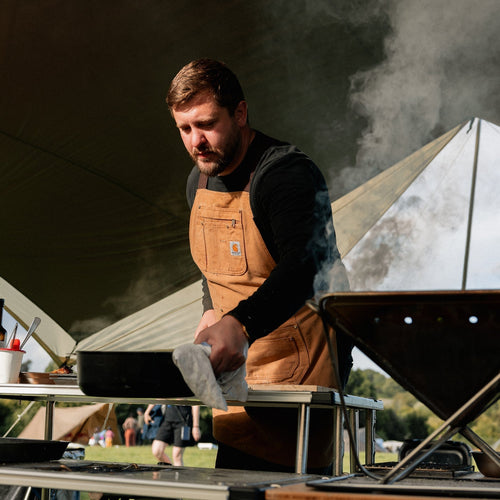 Cooking on the Takibi Fire and Grill - Ivan Tisdall-Downes