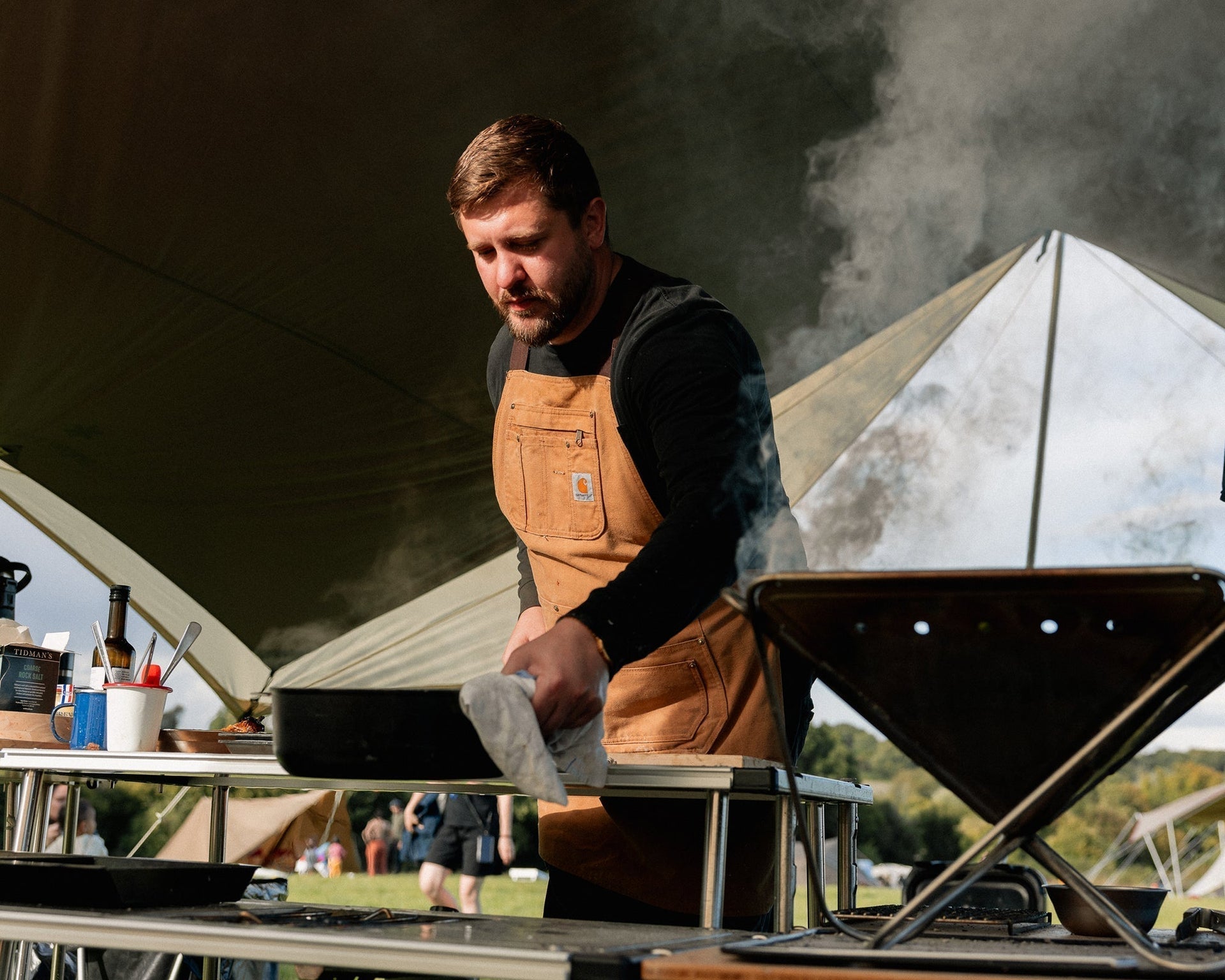 Cooking on the Takibi Fire and Grill - Ivan Tisdall-Downes