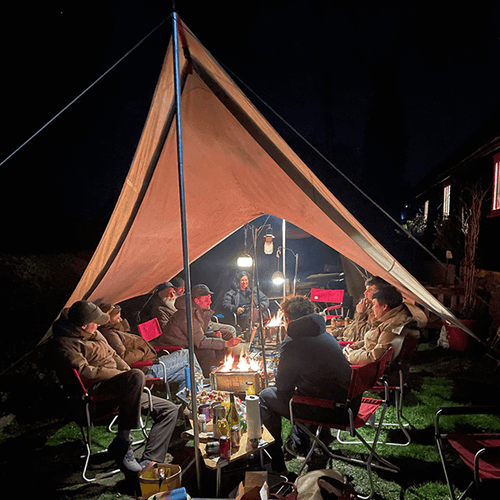 Snow Peak Camp Out and Sushi