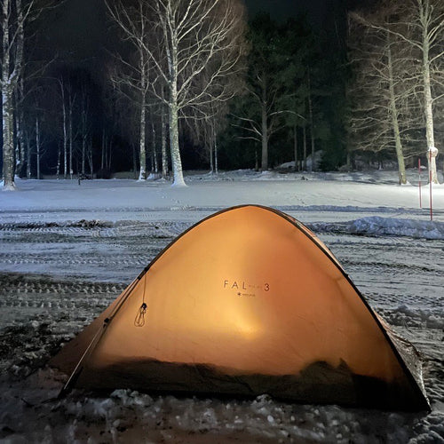 Camping in Sweden.