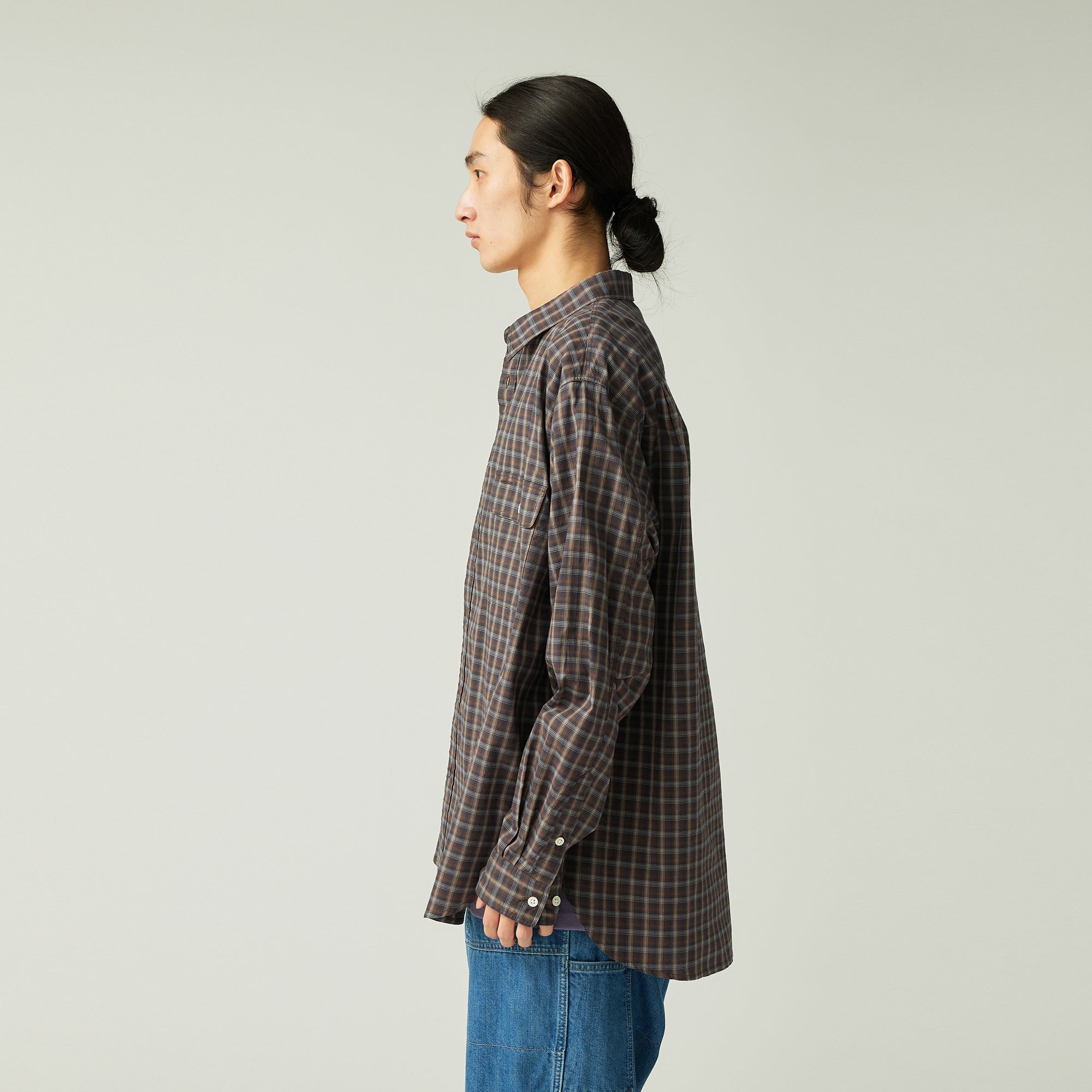 Organic Cotton Ombre Check Shirt - Snow Peak UK