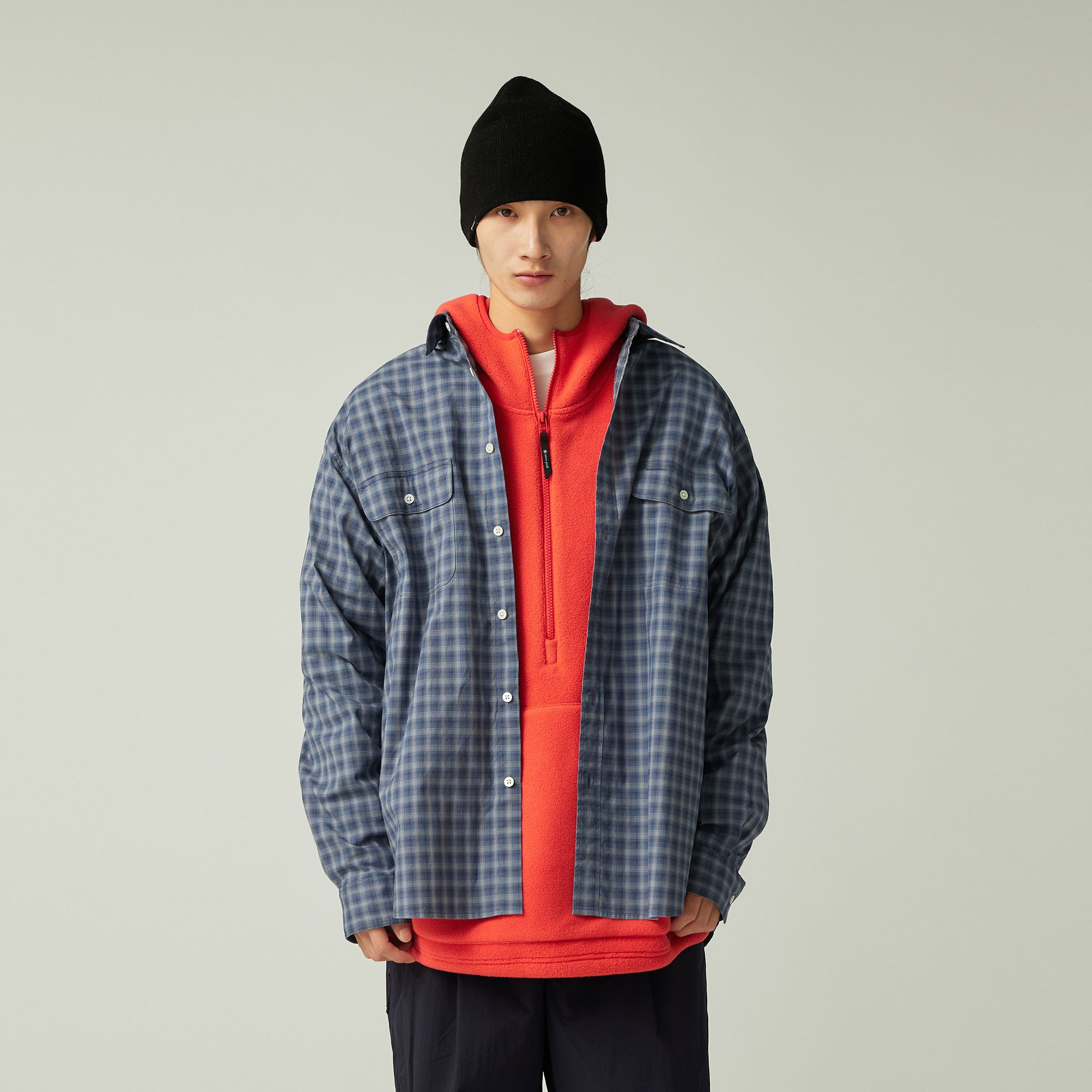 Organic Cotton Ombre Check Shirt - Snow Peak UK