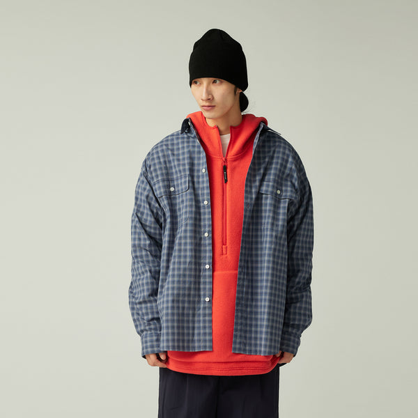 Organic Cotton Ombre Check Shirt - Snow Peak UK