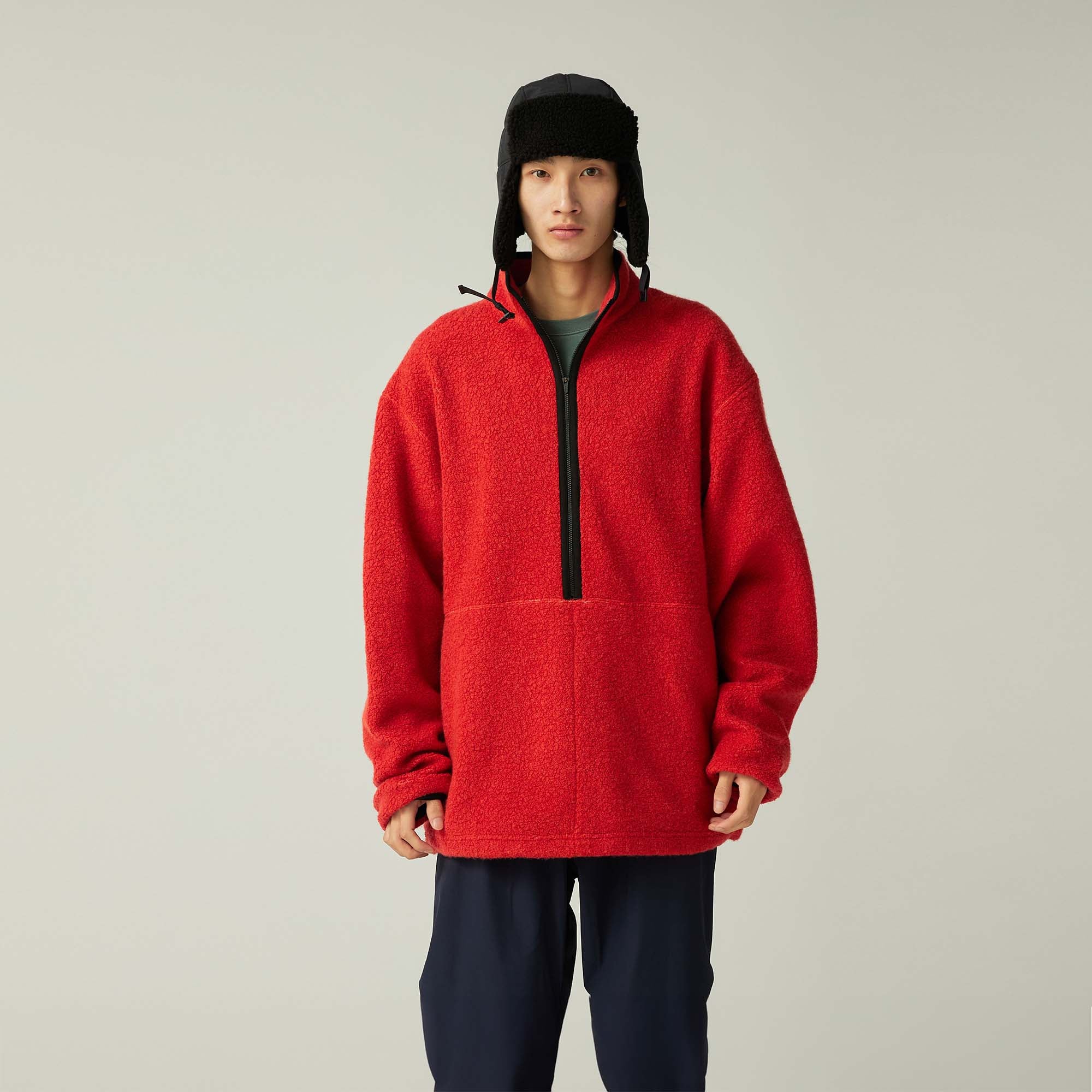 Recycled Wool Boa Pullover - Snow Peak UK