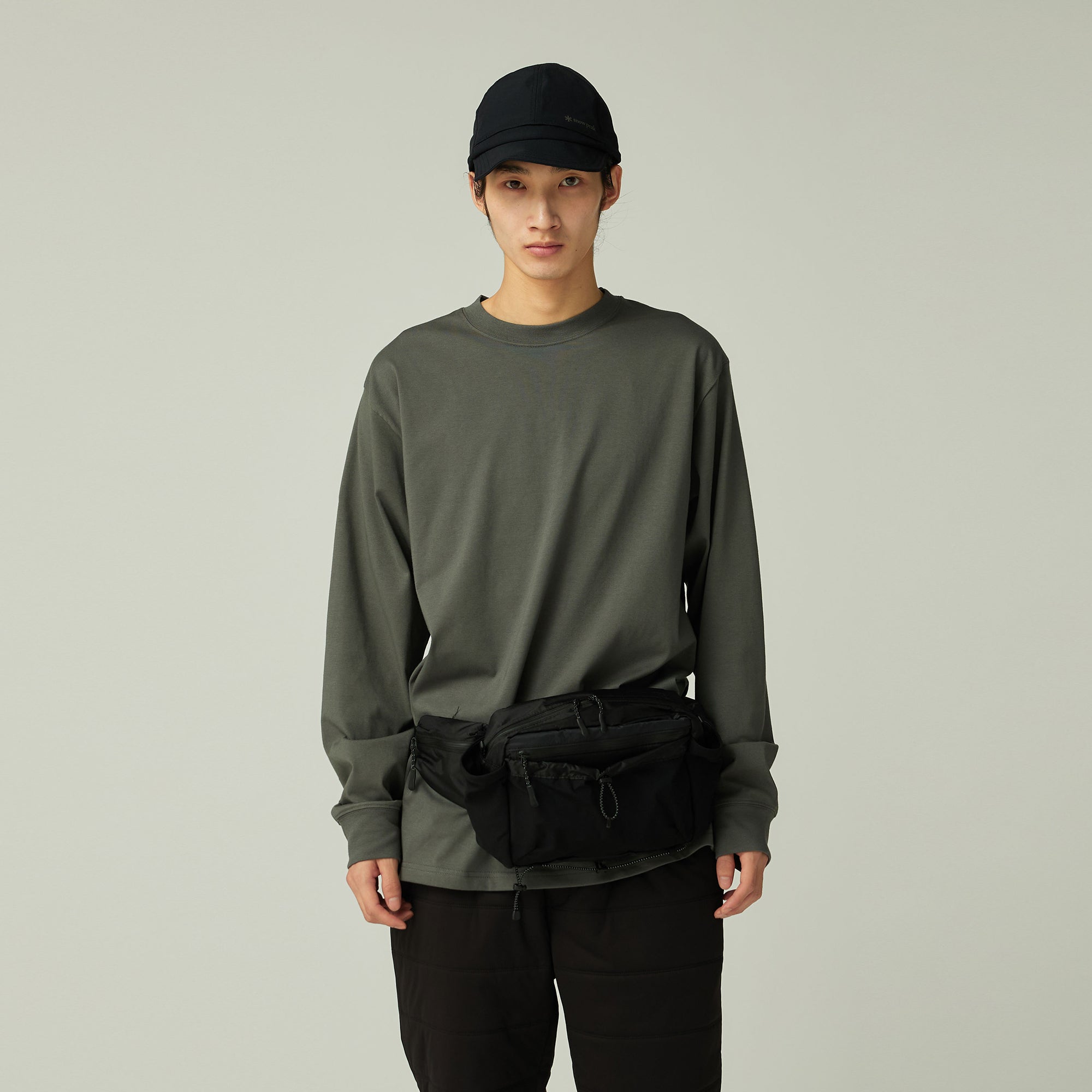 Snow Peak Typography L/S T-Shirt - Snow Peak UK