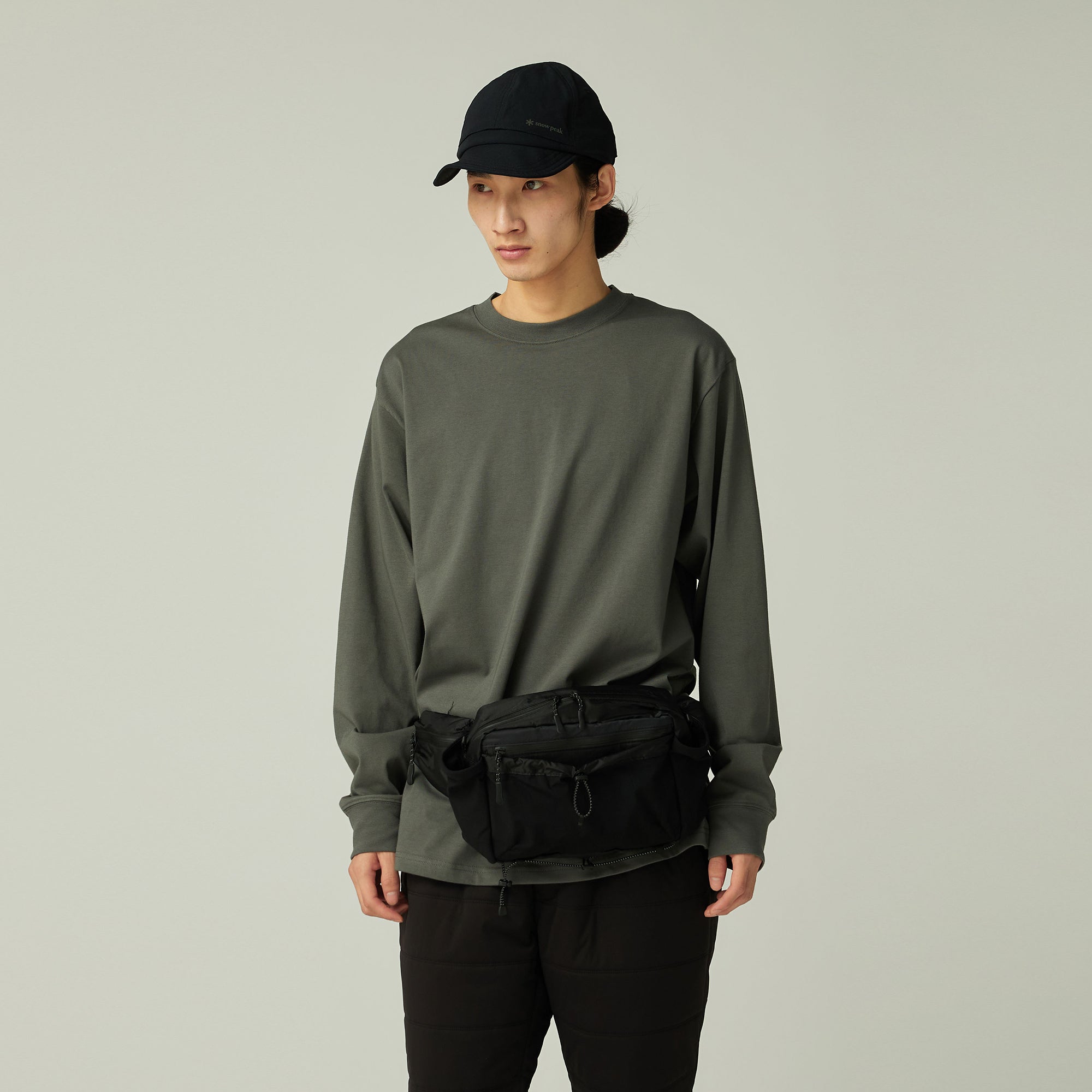 Snow Peak Typography L/S T-Shirt - Snow Peak UK
