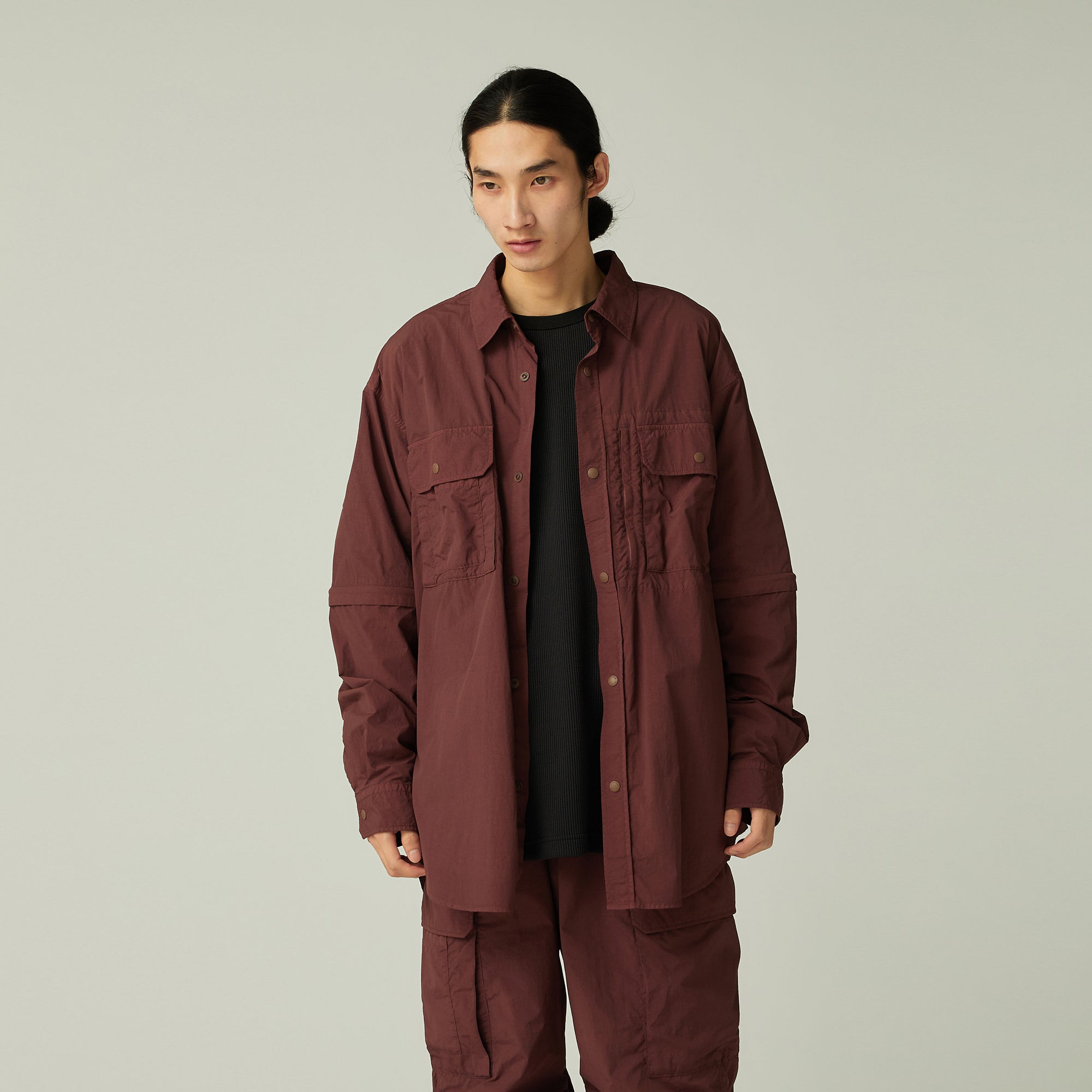 Garment Dyed Convertible Shirt - Snow Peak UK