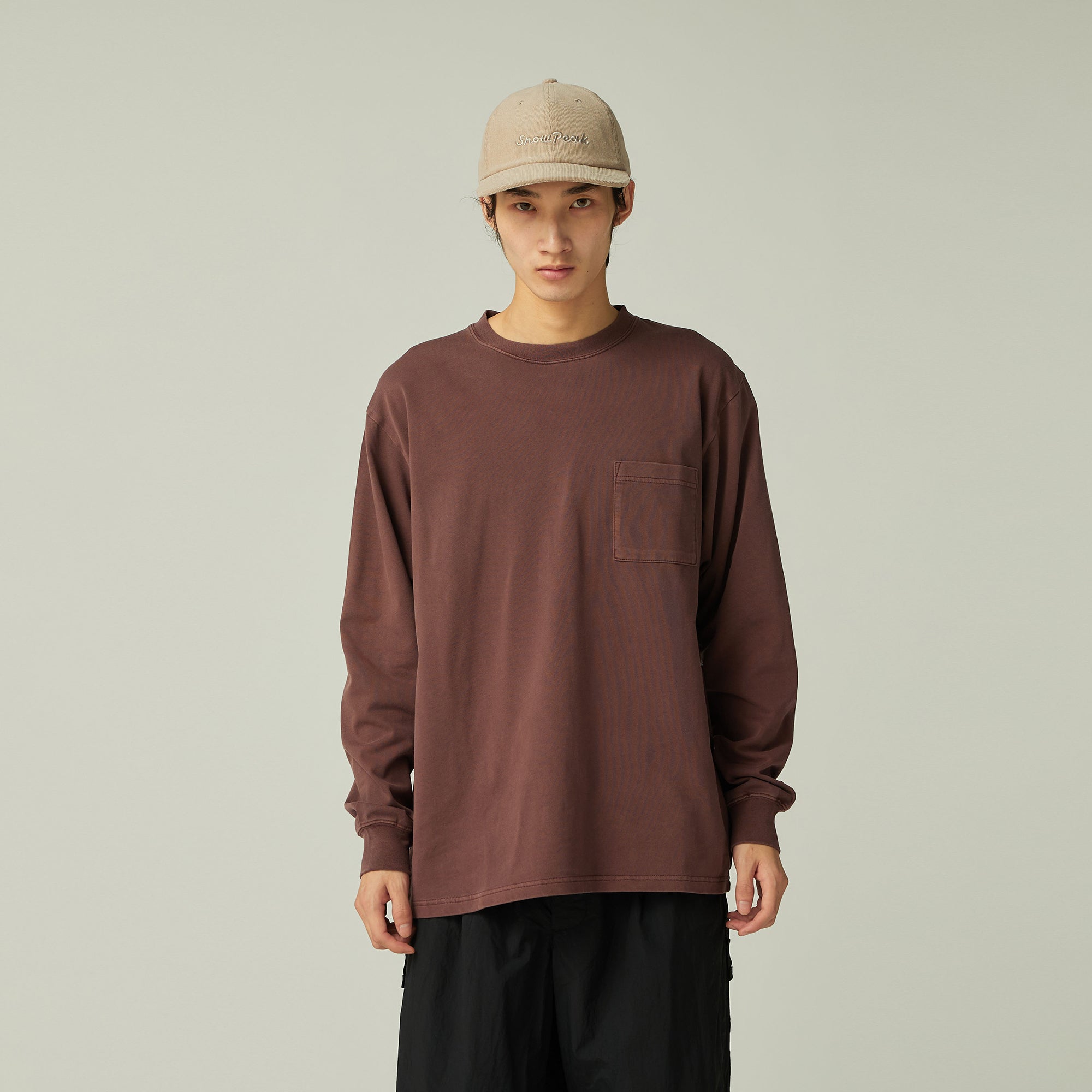 Garment Dyed L/S T-Shirt - Snow Peak UK