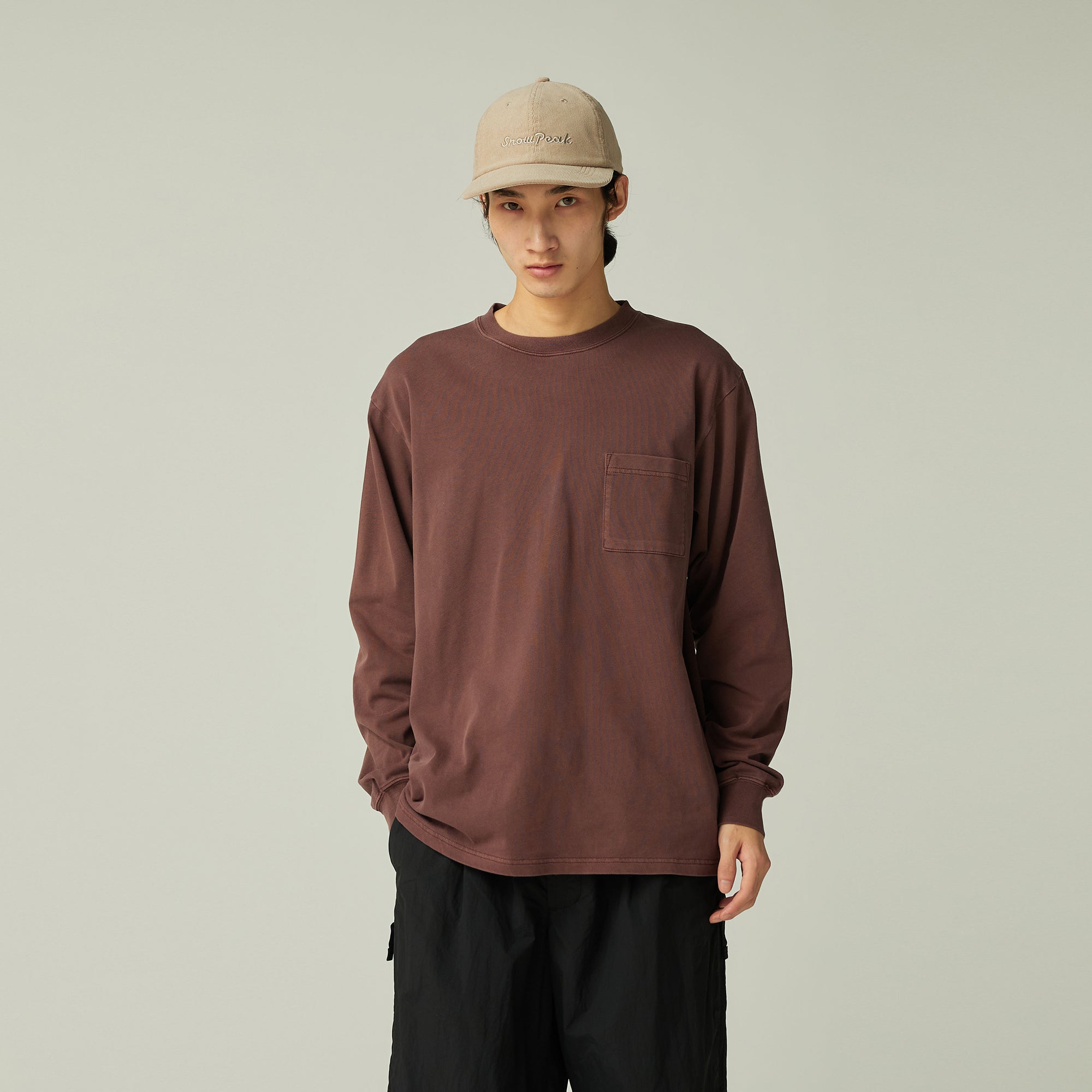 Garment Dyed L/S T-Shirt - Snow Peak UK