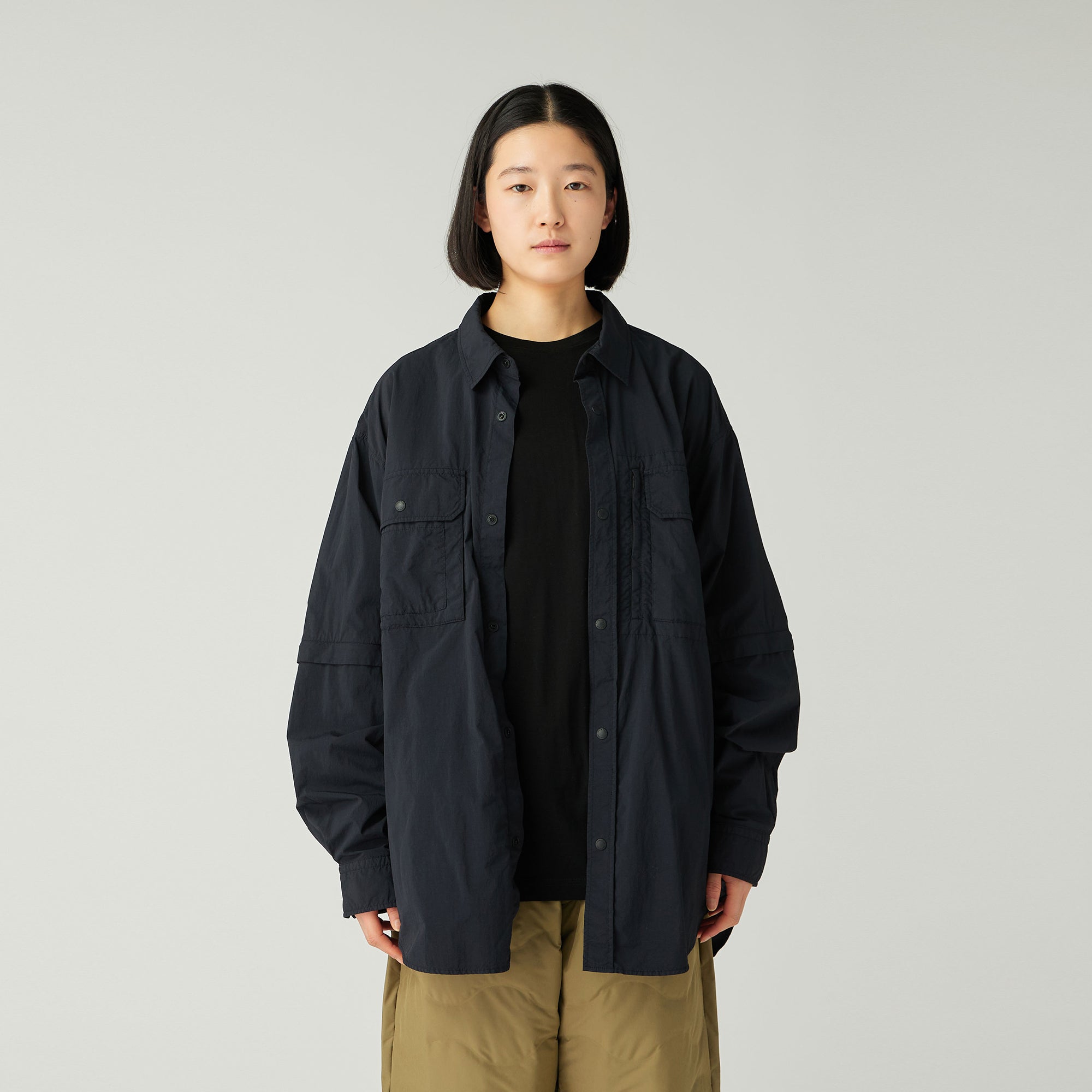 Garment Dyed Convertible Shirt - Snow Peak UK