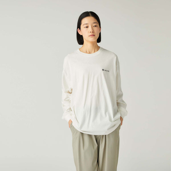 Soft Cotton Relaxed Logo L/S T-Shirt - Snow Peak UK