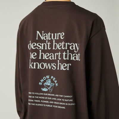 Living With Nature L/S Tee - Snow Peak UK