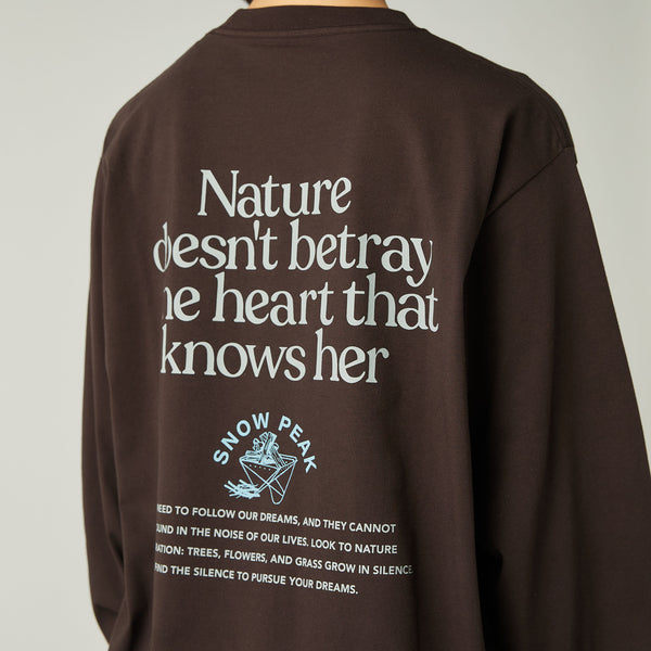 Living With Nature L/S Tee - Snow Peak UK
