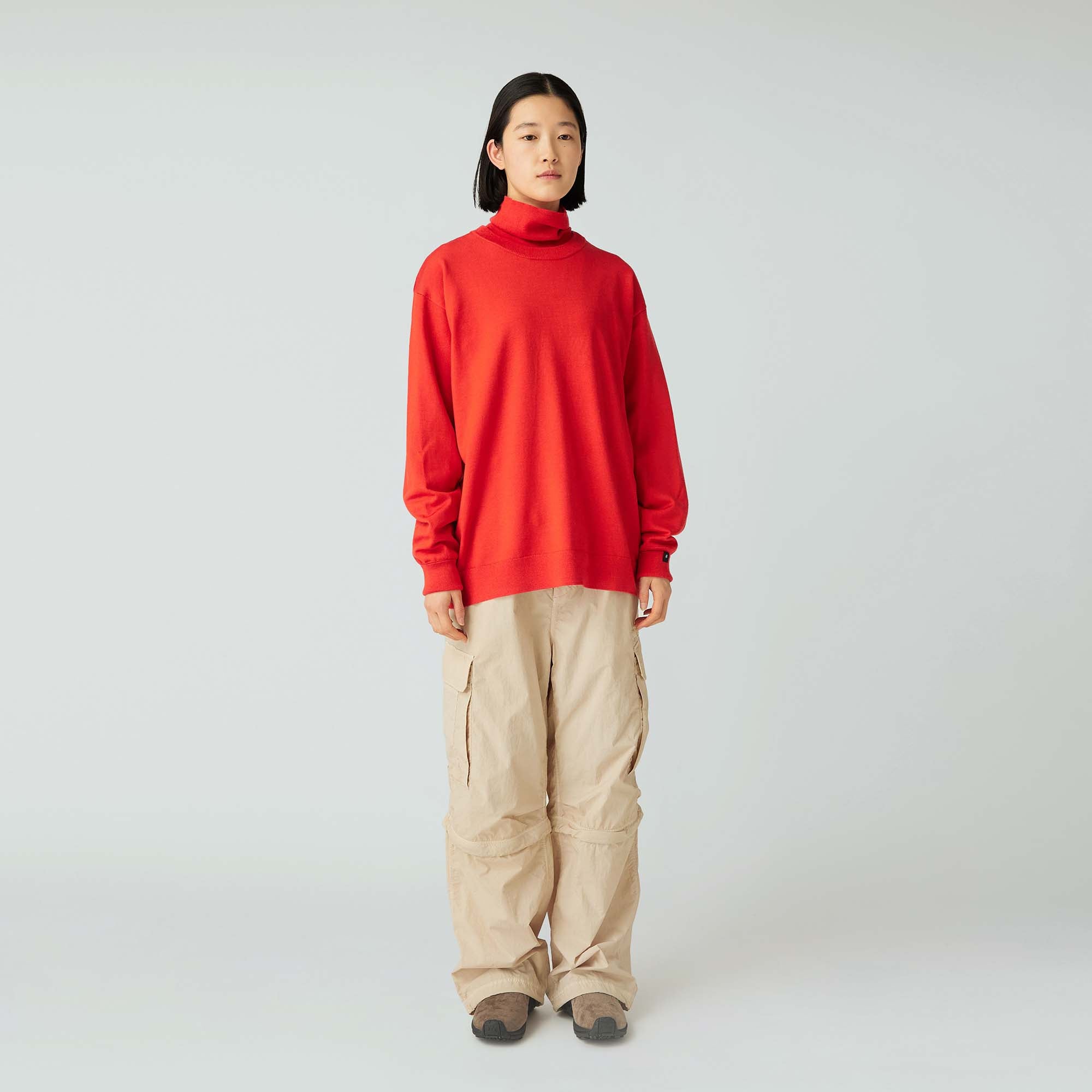 Washable Wool Crewneck Knit - Snow Peak UK